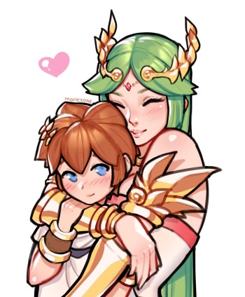 Palutena and Pit cover