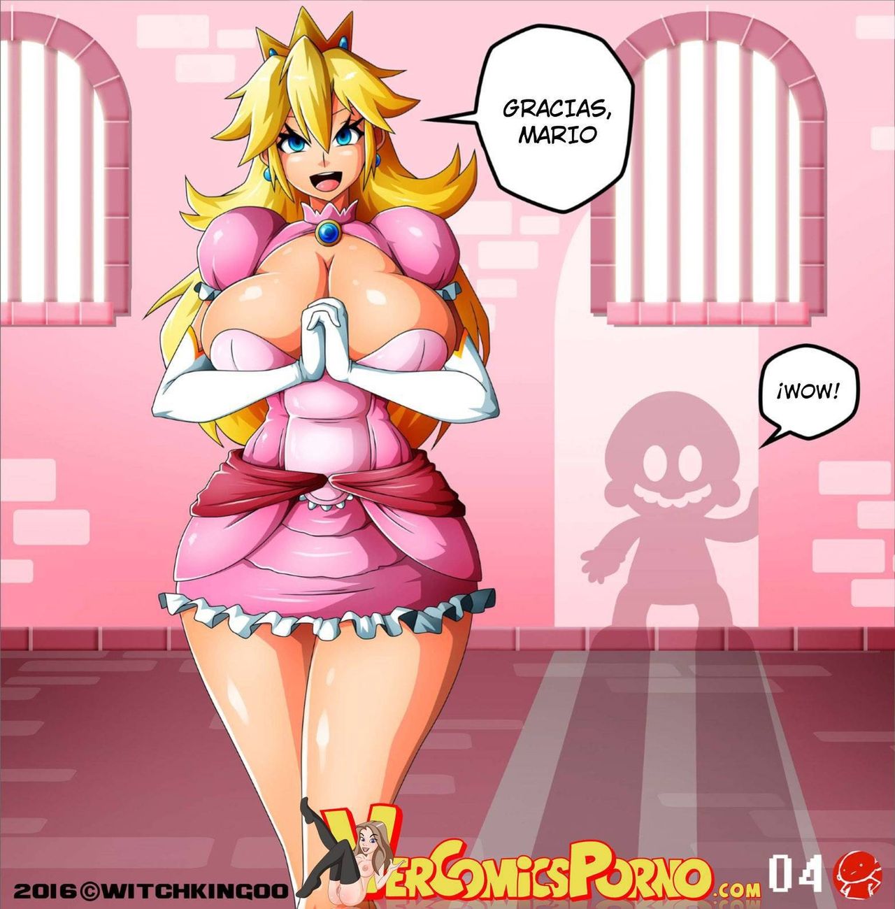 Princess Peach in: Thanks Mario! page 5 full