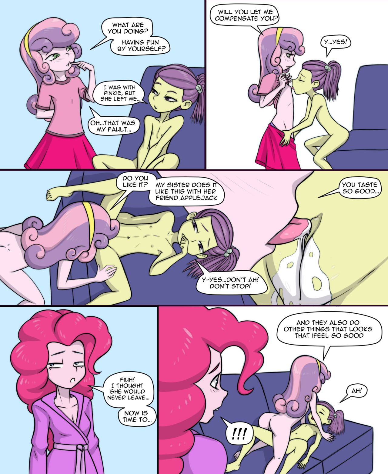 Pinkie's Exciting Babysitting page 4 full