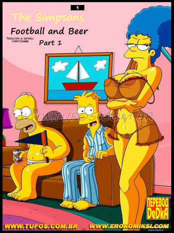 Los Simpsons:Football and Beer Part 1 cover