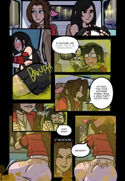 Aerith and Tifa Car "Accident"