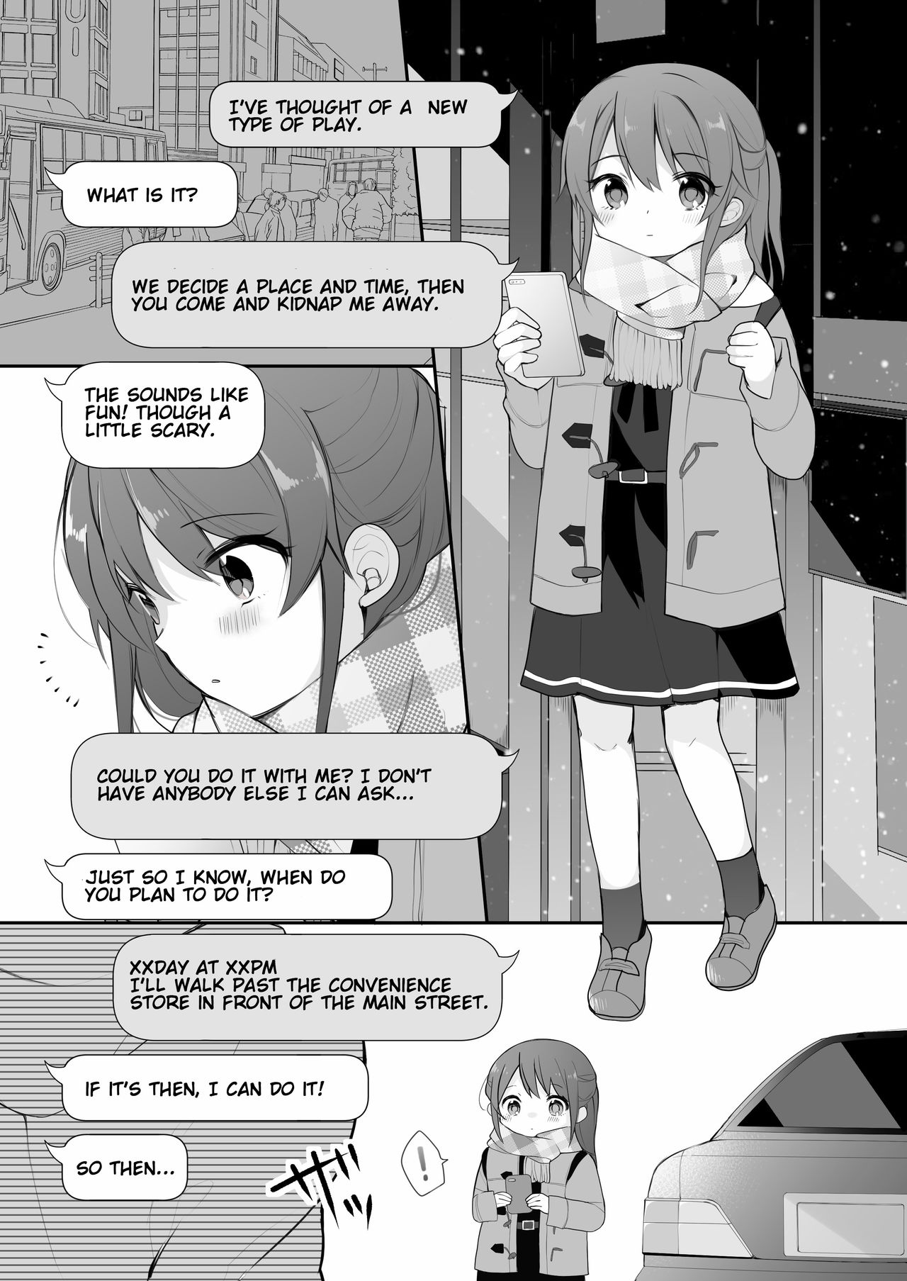 Naka no Ii Oji-san ni Tanonde Rape-fuu Car Sex o Suru Hanashi | Asking a Middle-aged Man I'm Friends With to Rape Me in a Car page 5 full