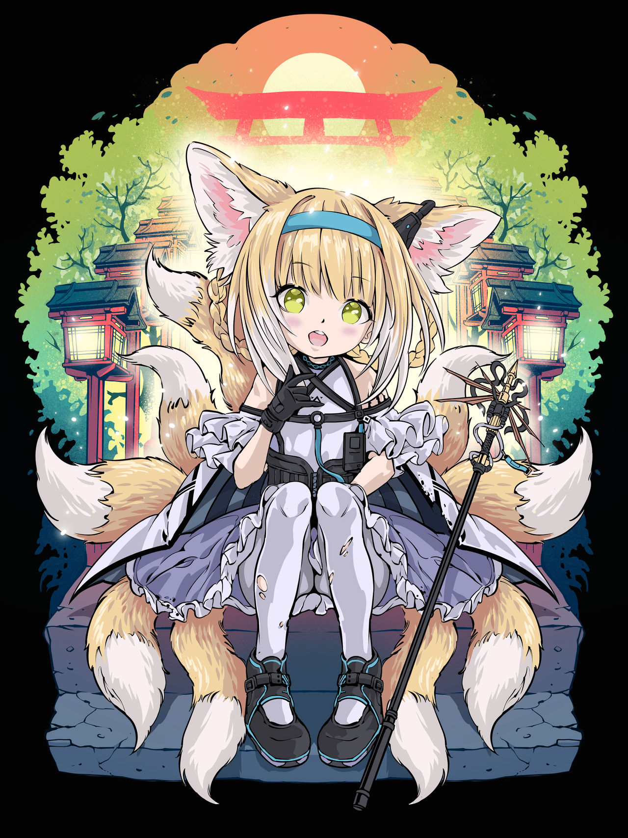 Arknights comissions- Shamare Popukar Suzuran page 4 full