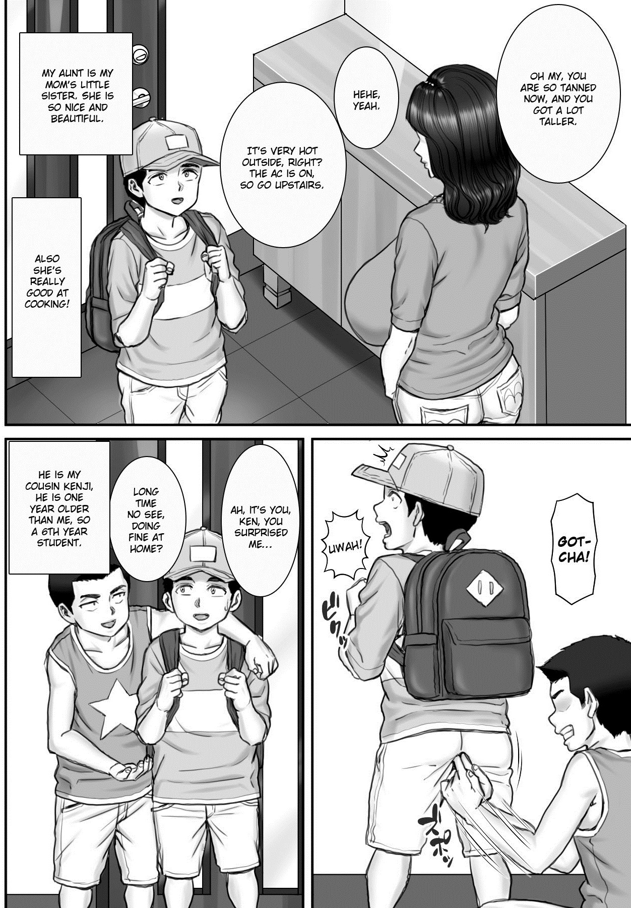 Shinseki no Oba-chan to Sex Shimakuru Natsuyasumi | A summer vacation in which I have nonstop sex with my aunt page 4 full