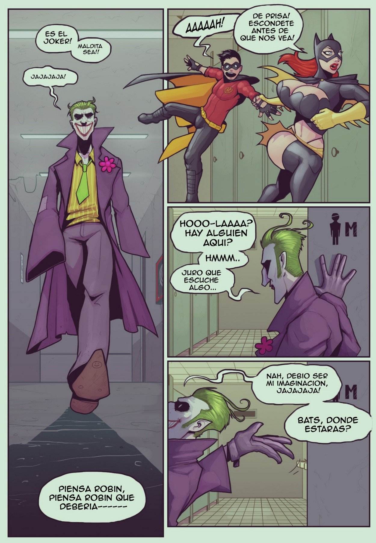 Ruined Gotham: Batgirl Loves Robin page 4 full