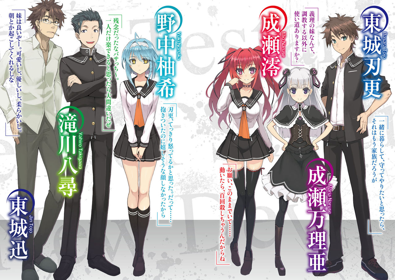 The Testament of Sister New Devil Light Novel Illustrations page 4 full