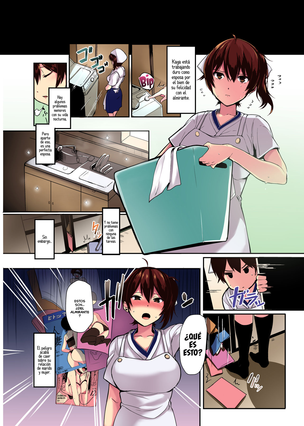 Erozuma Kaga-san "Iro" | Mi Pervertida Esposa Kaga-san "A Color" page 3 full