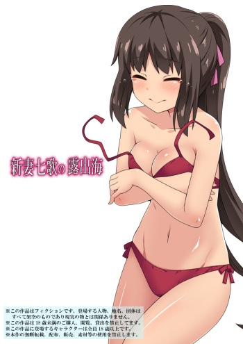 新妻七歌の露出海 cover