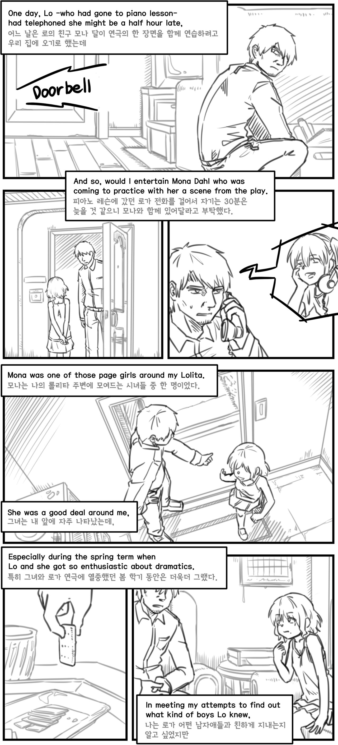 Lolita Comicalized #18 | 만화로 쉽게 읽는 롤리타 #18 page 2 full