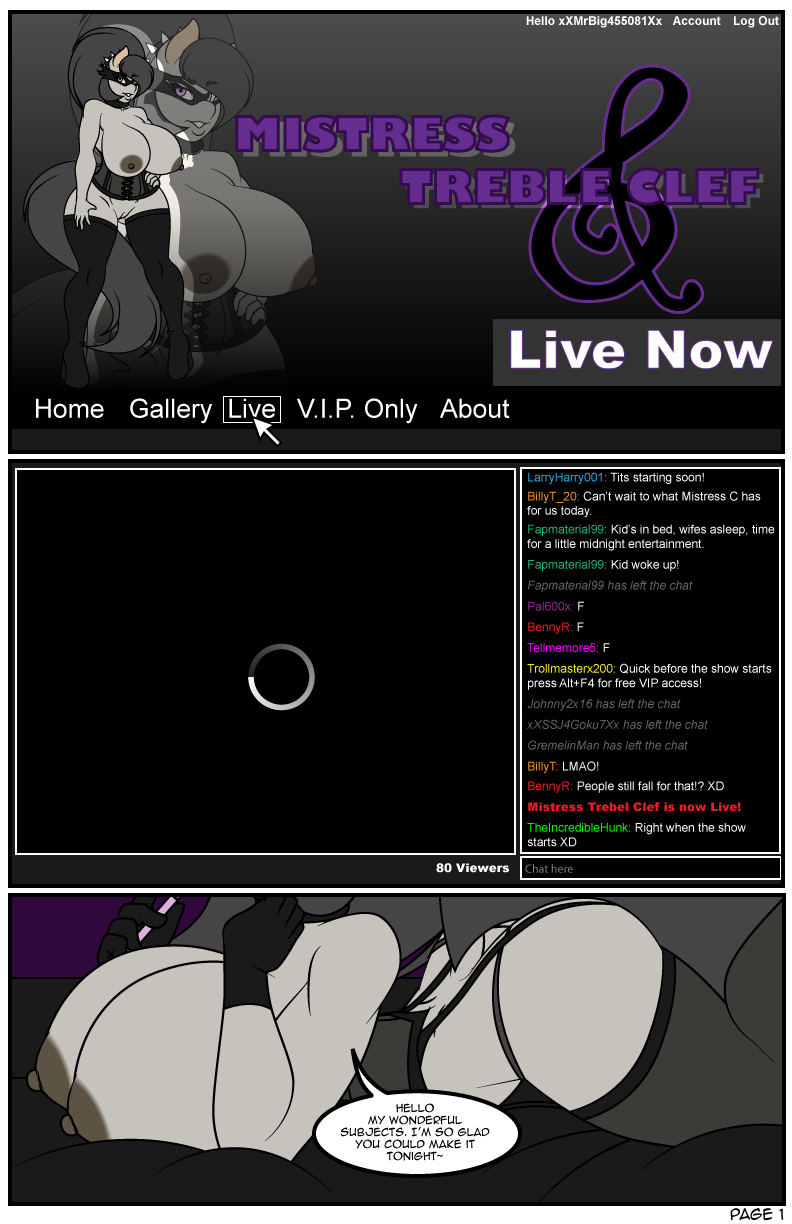 Mistress Trebel Clef: Live page 2 full