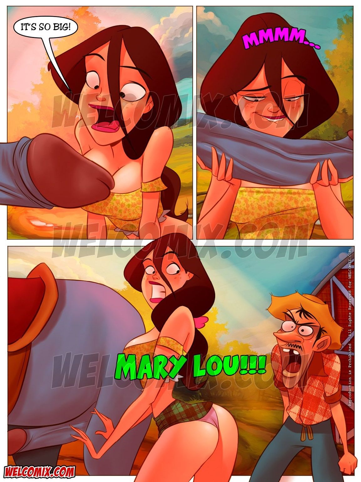 The Hillbilly Farm  - 9 - The Shameless Donkey - english page 5 full