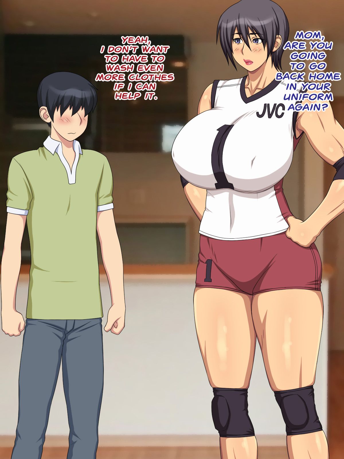 Mama wa Mama-san Volleyballer page 9 full