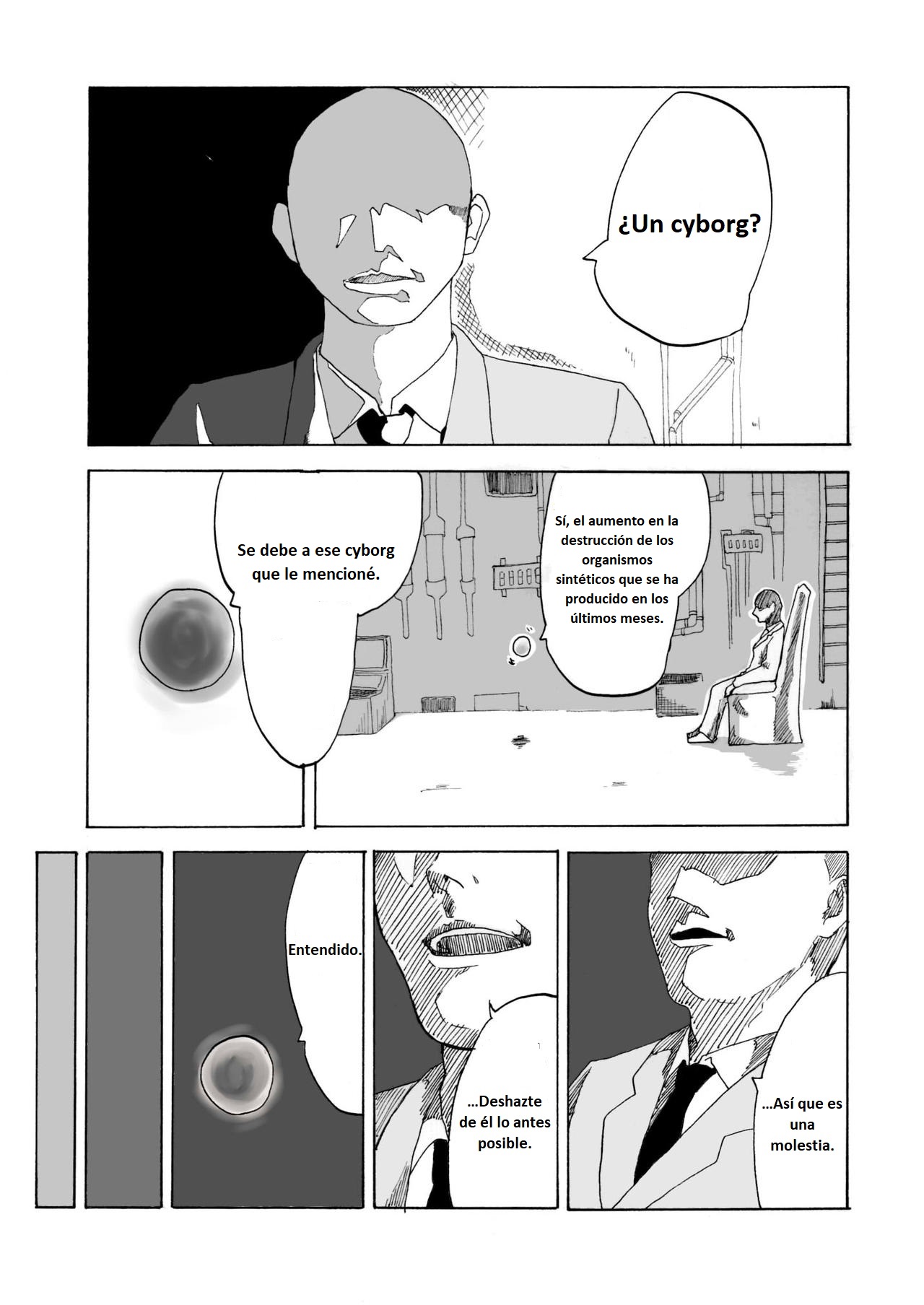 Cyborg Senshi no Haiboku | La derrota de la Guerra Cyborg page 9 full