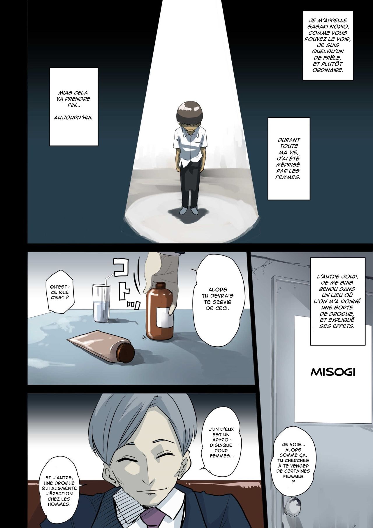 Nekura Shounen no Fukushuu Harem Choukyou Keikaku page 3 full