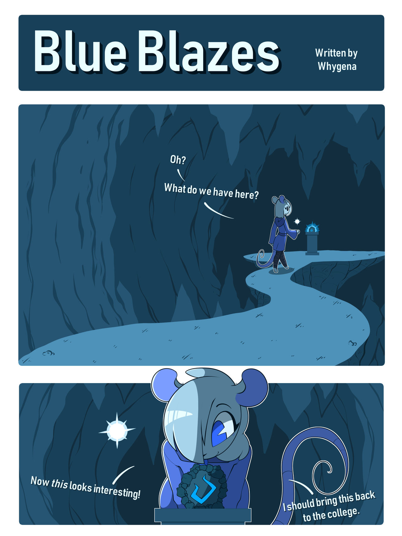 Blue Blazes page 1 full