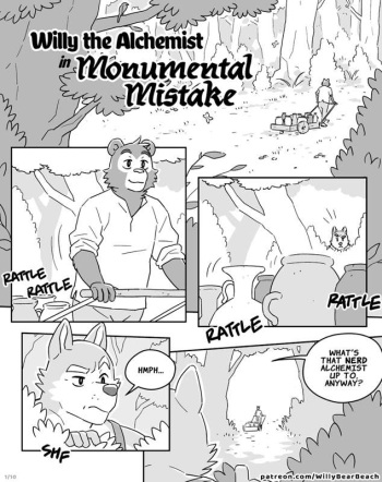 Willy the Alchemist in Monumental Mistake cover