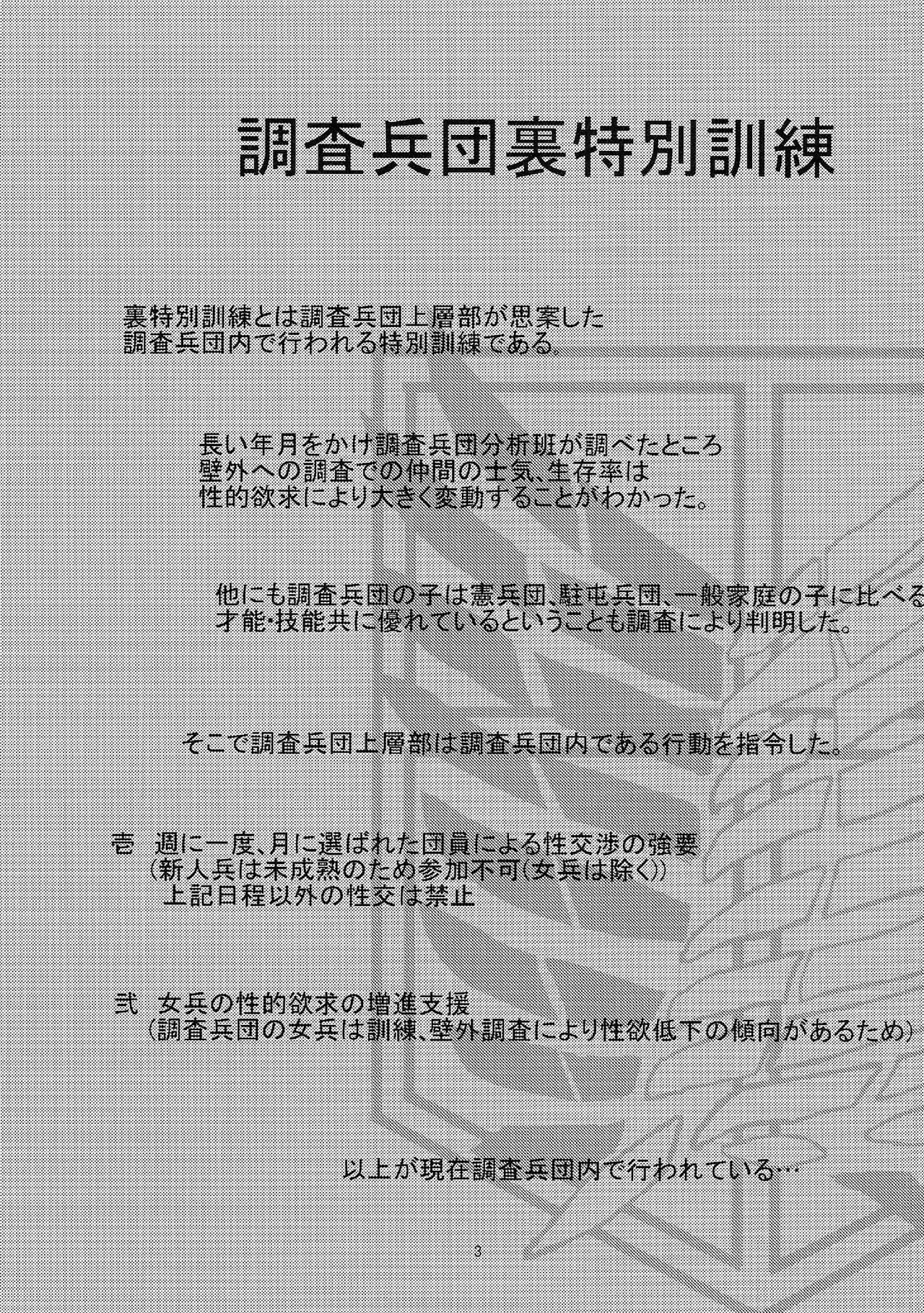 Survey Corps Backstage Special Training  English page 3 full
