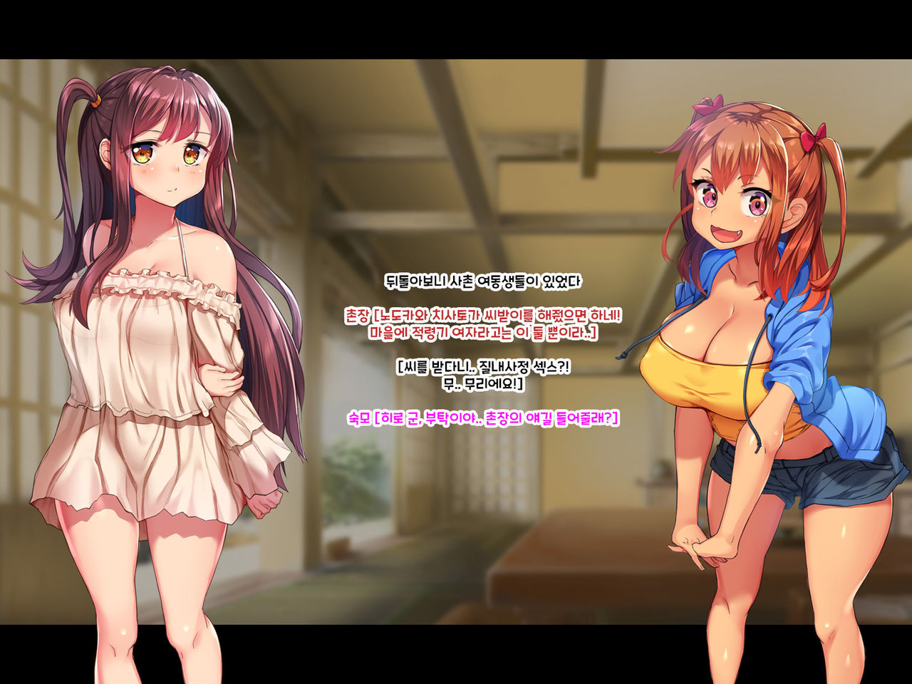 Inaka ni Ittara Mucchiko Itoko o Haramasu Made Kaerenakunatta!! | 시골에 갔더니 무지한 사촌 자매를 임신시킬 때까지 돌아갈 수 없게 되었다!! page 9 full
