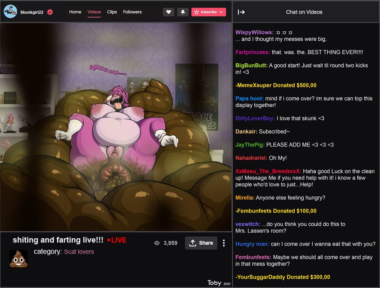 Clara's Livestream page 10 full