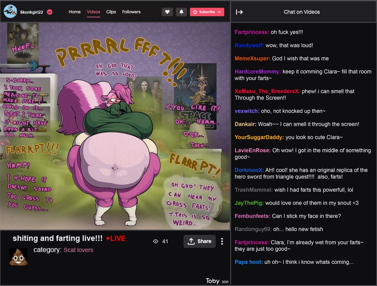 Clara's Livestream page 2 full