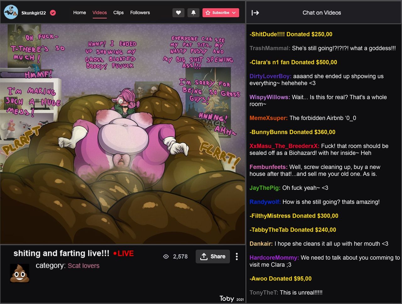 Clara's Livestream page 7 full