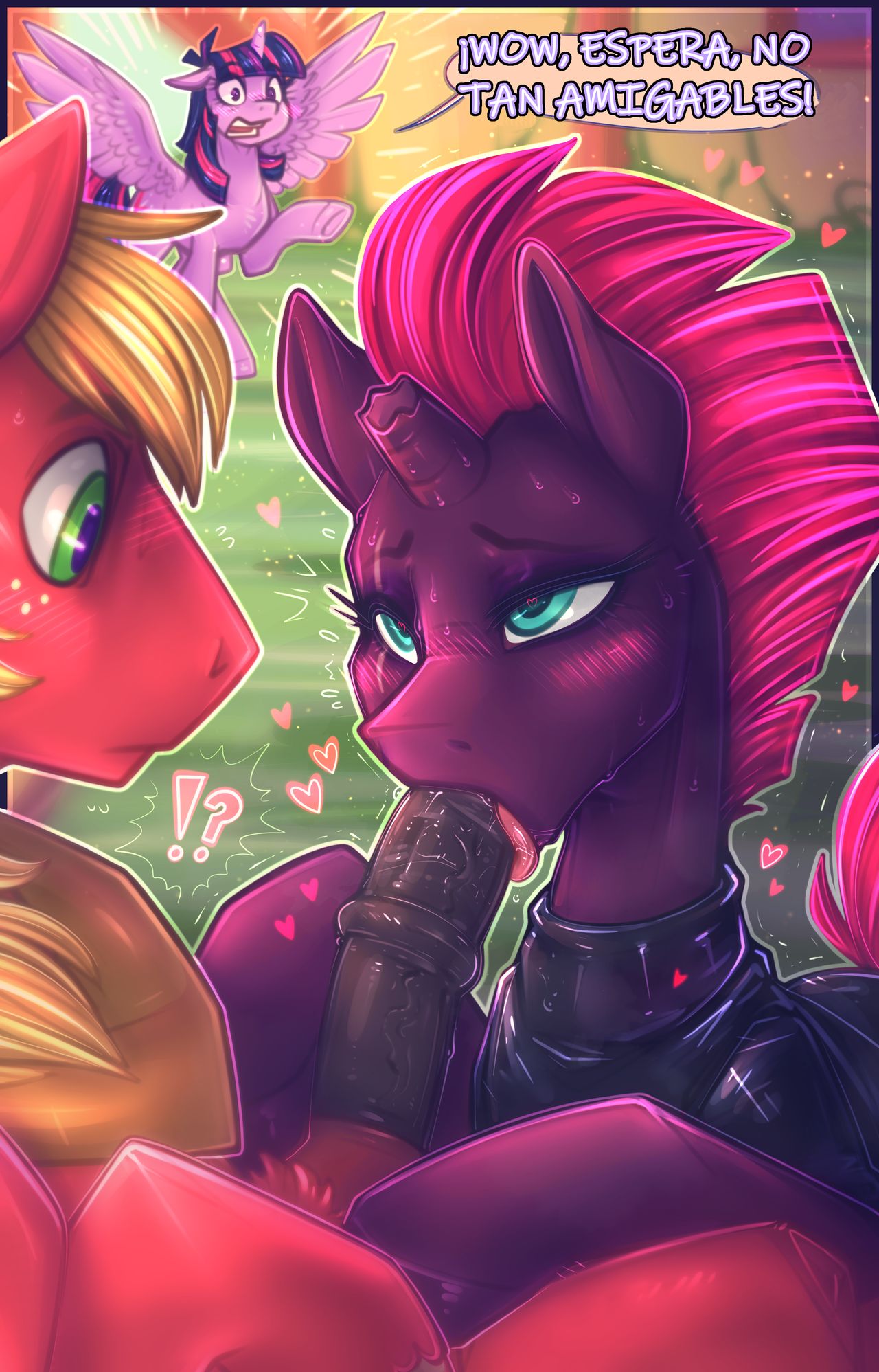 Tempest Shadow and Twilight Sparkle -  -  - Ongoing page 3 full