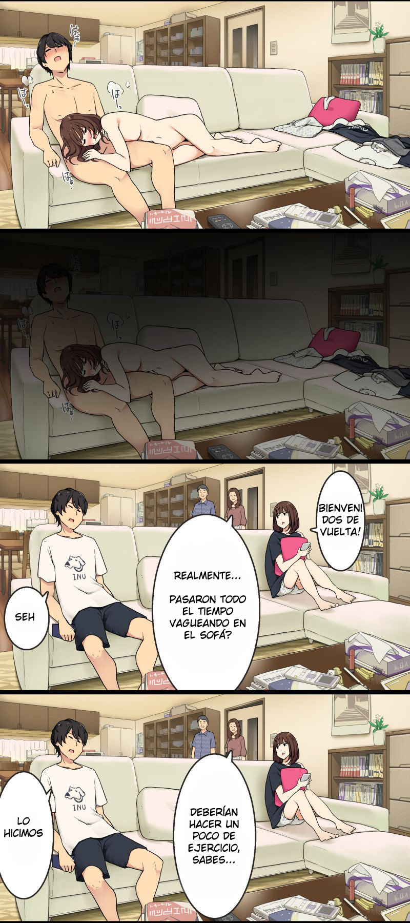 OYA GA MITENAI KAN NI SEX SHITERU SHITEI page 4 full