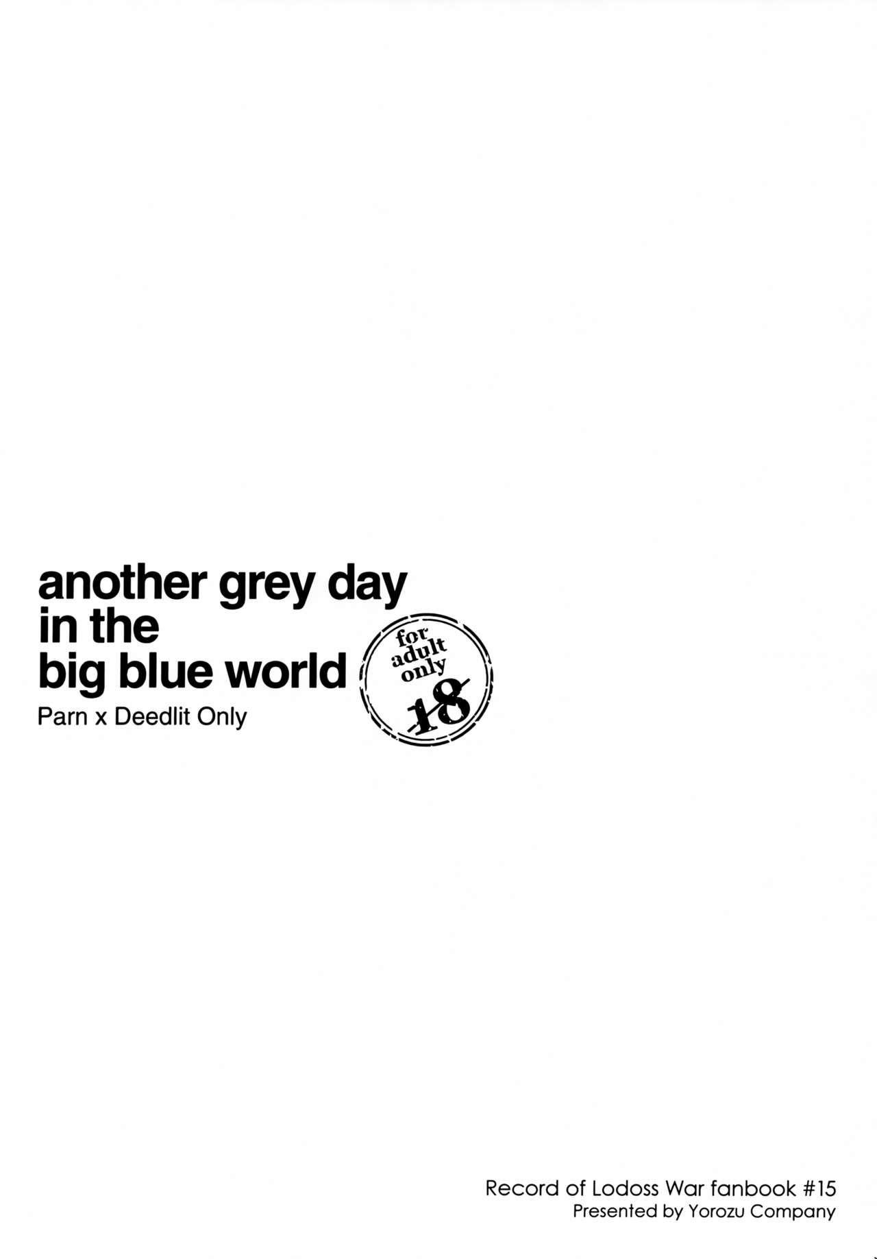 another grey day in the big blue world page 2 full