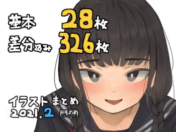 基本28枚!差分326枚!!かものめイラストまとめ2021.2 cover