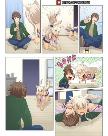 Nekopara Body Swap Comic cover