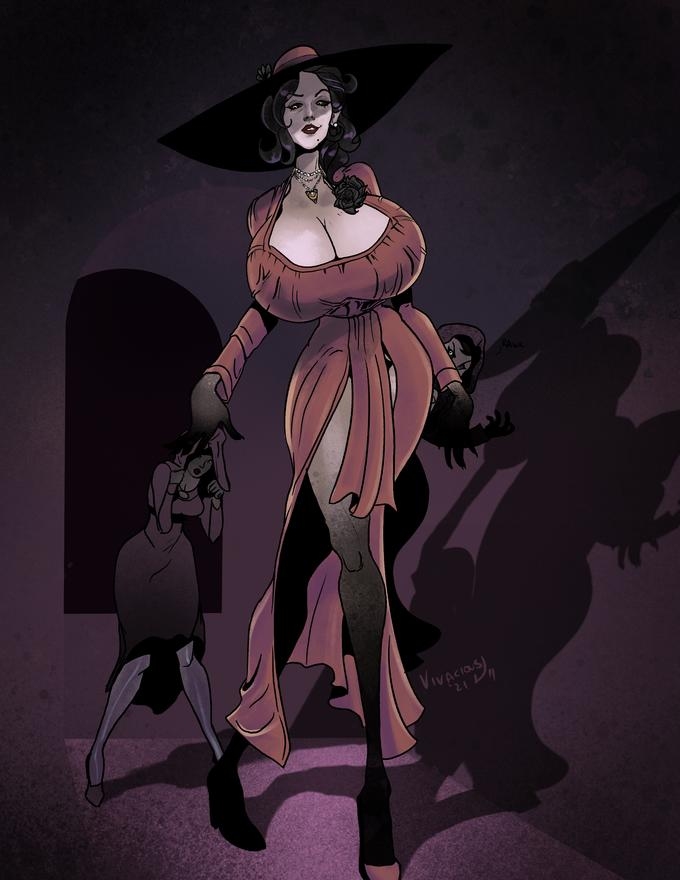 Lady Dimitrescu  - extended + animations page 2 full