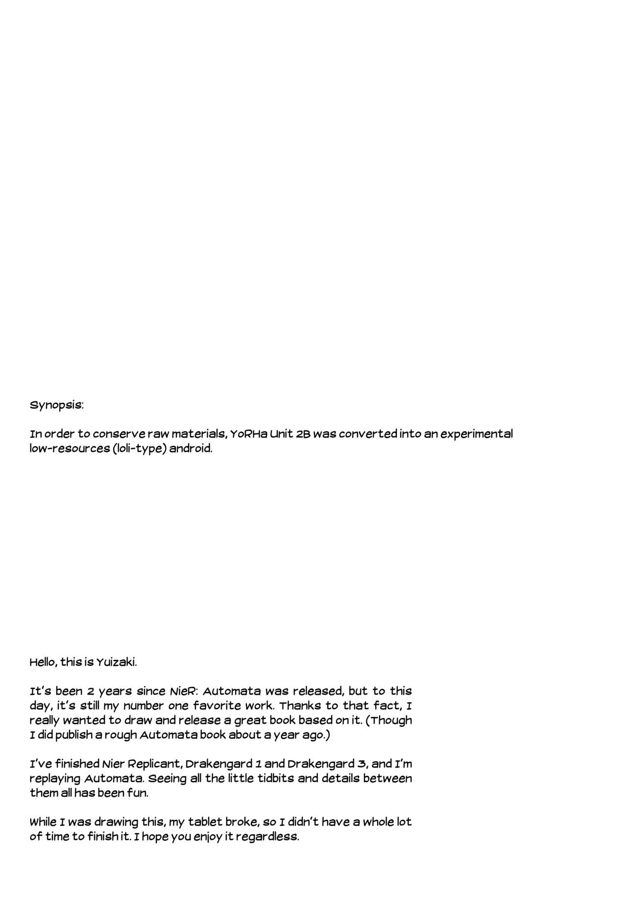 【TOP SECRET】 Notice of Precautionary Measures Regarding The Handling Of YoRHa No.2 Type B Resource Conservation Fuselage page 3 full