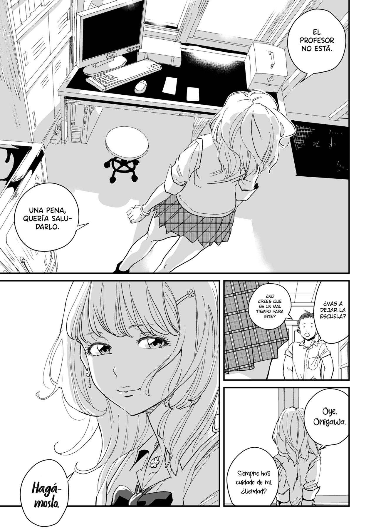 Shiro Gal Senpai no Kagai Lesson | Lecciones Extracurriculares con una Senpai Gal Blanca page 8 full