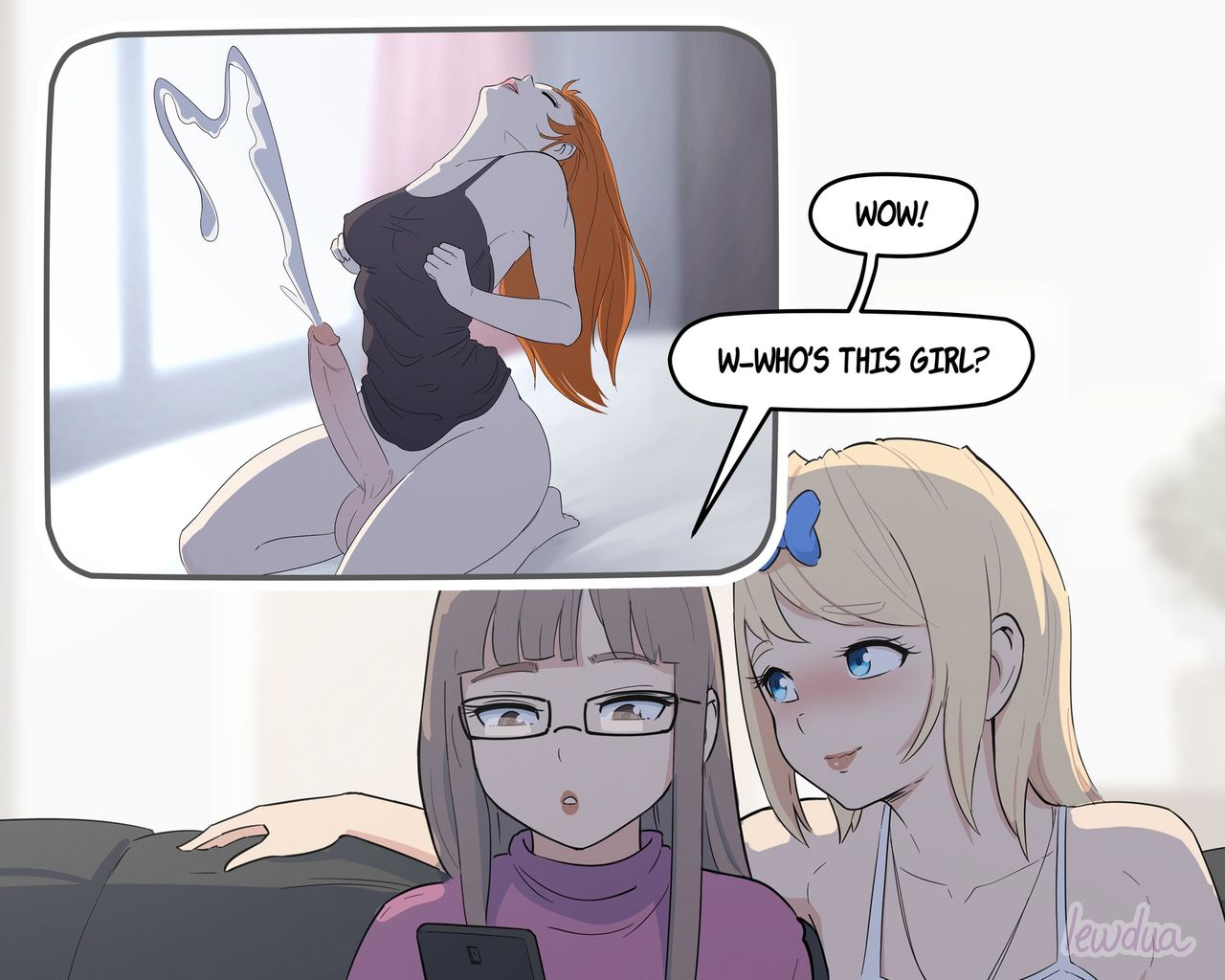 Nessie the Futanari Artist - Karen and Nessie page 3 full