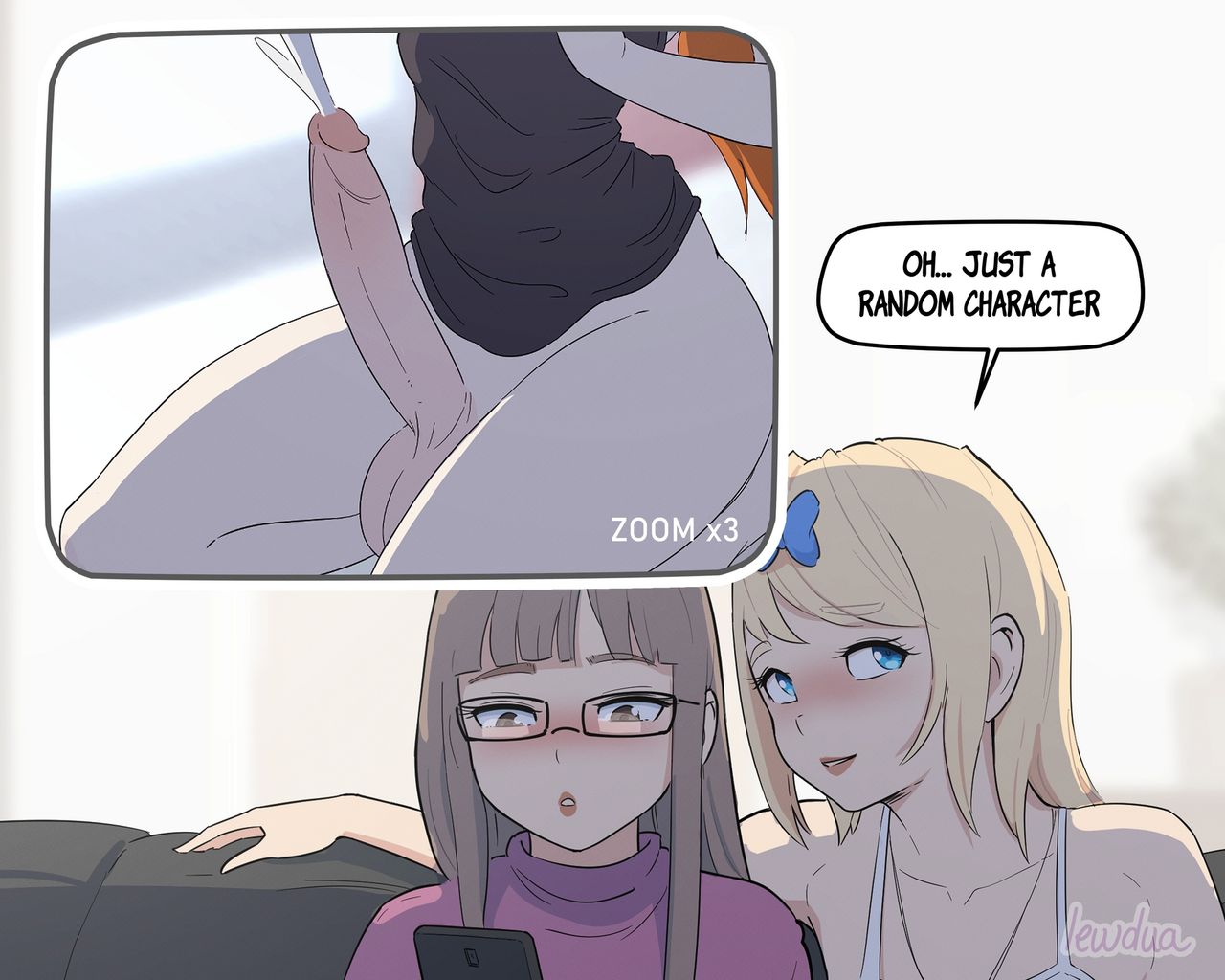 Nessie the Futanari Artist - Karen and Nessie page 4 full