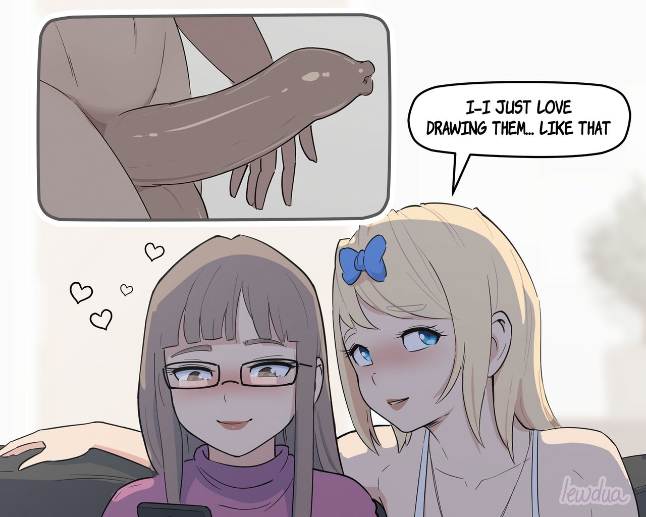 Nessie the Futanari Artist - Karen and Nessie page 9 full