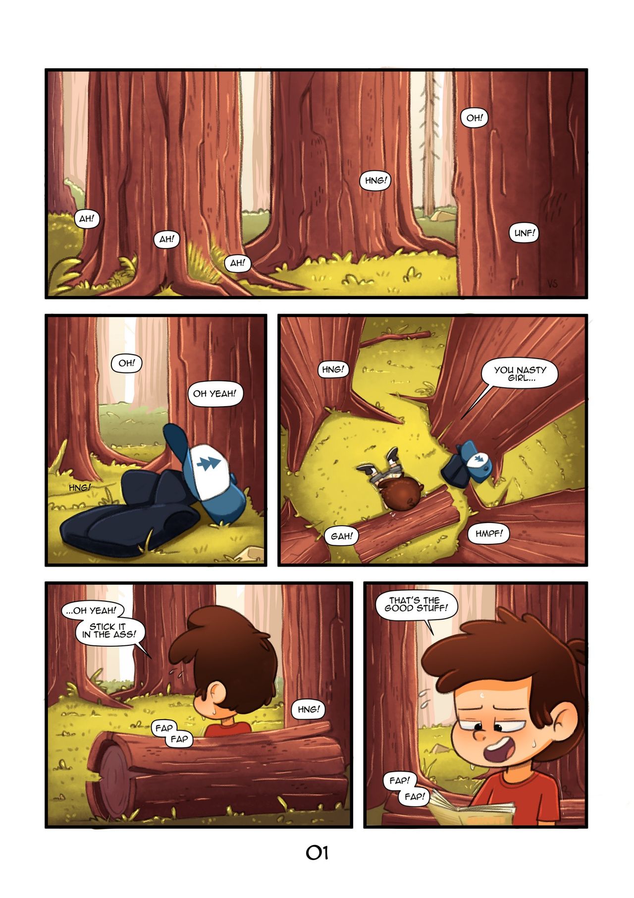 Gravity Falls – Secret Of The Woods  - english page 2 full
