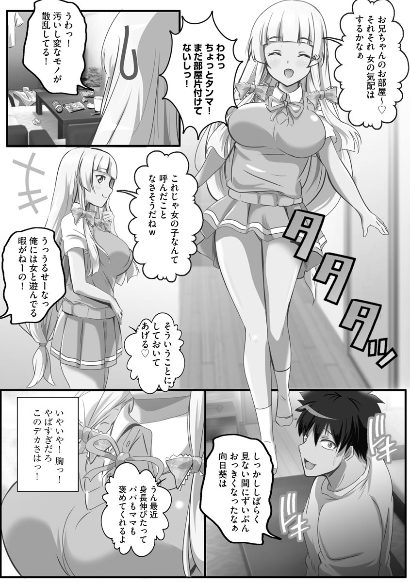 Kyonyu JK ni Seijyo sita Imoto to Ichya Ero Haramase Seikatsu page 8 full