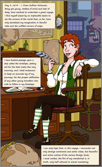 The Travels of Fiona Gulliver cover