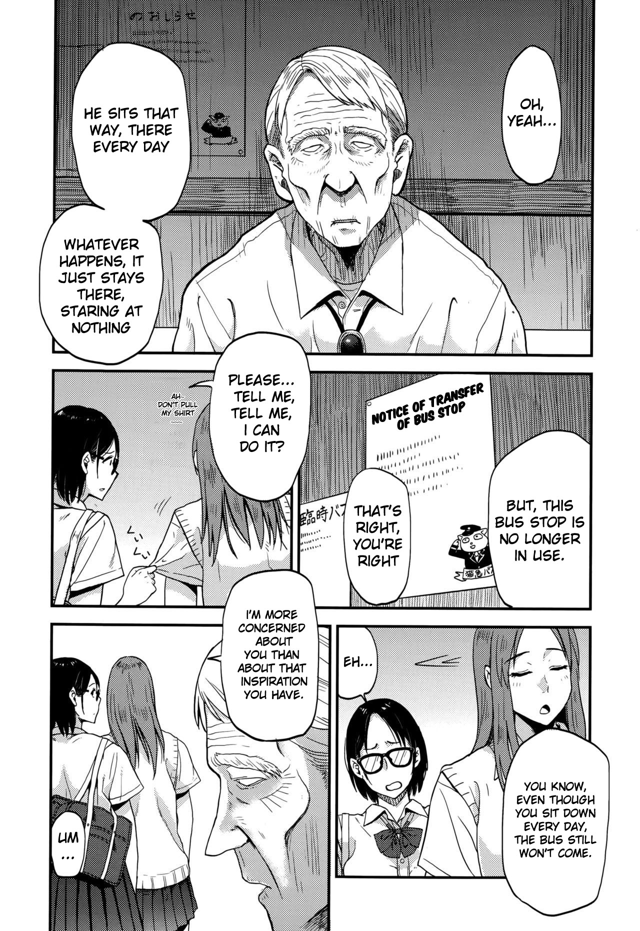Sayako at the Bus Stop | JK at the Bus Stop! page 4 full