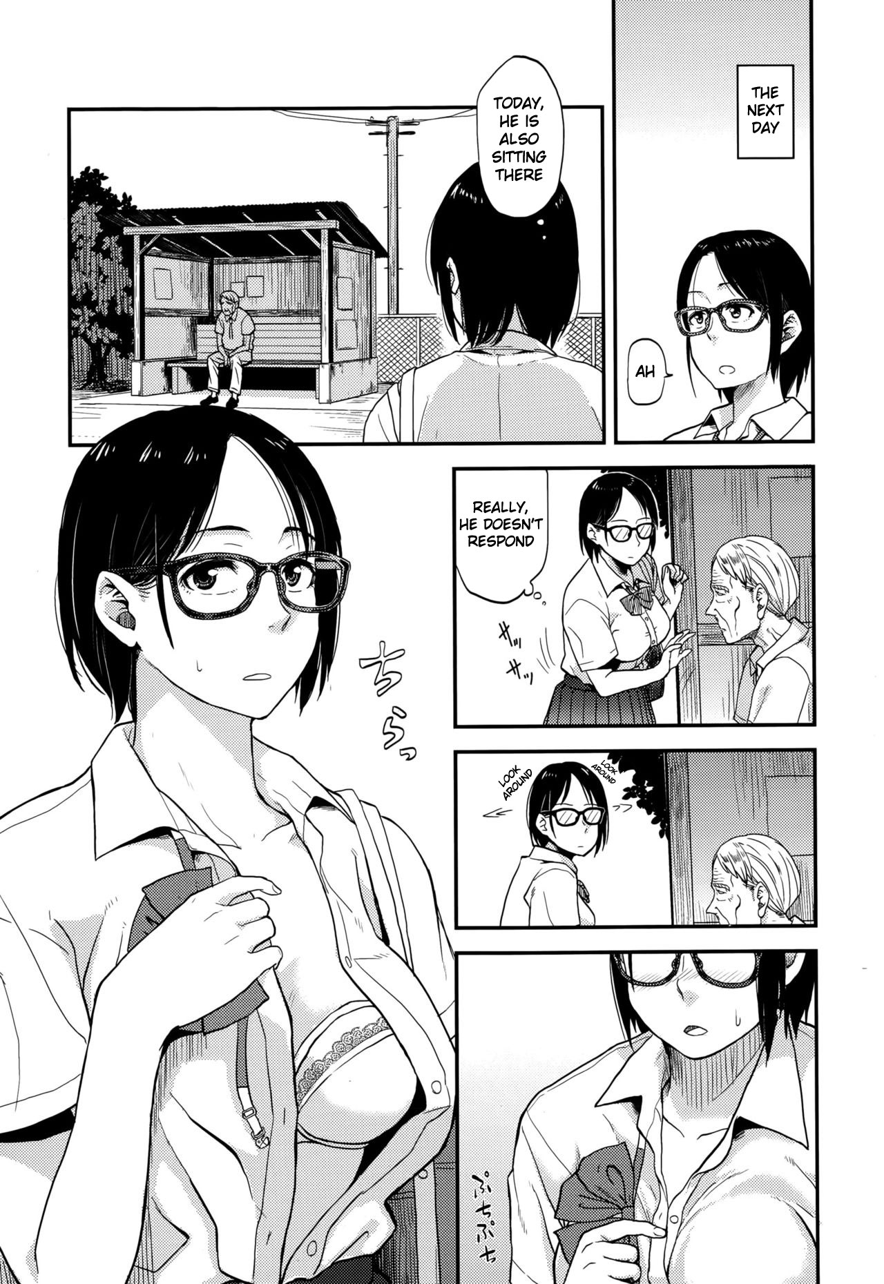 Sayako at the Bus Stop | JK at the Bus Stop! page 5 full