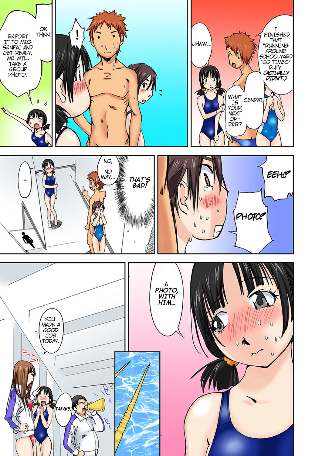 Nyotaika Suieibu ~Ikutabi Onna ni Nacchau Ore no Karada | Nyotaika Swim Club ~I Turn into a Girl When I Cum!~Partial 3-4 page 7 full
