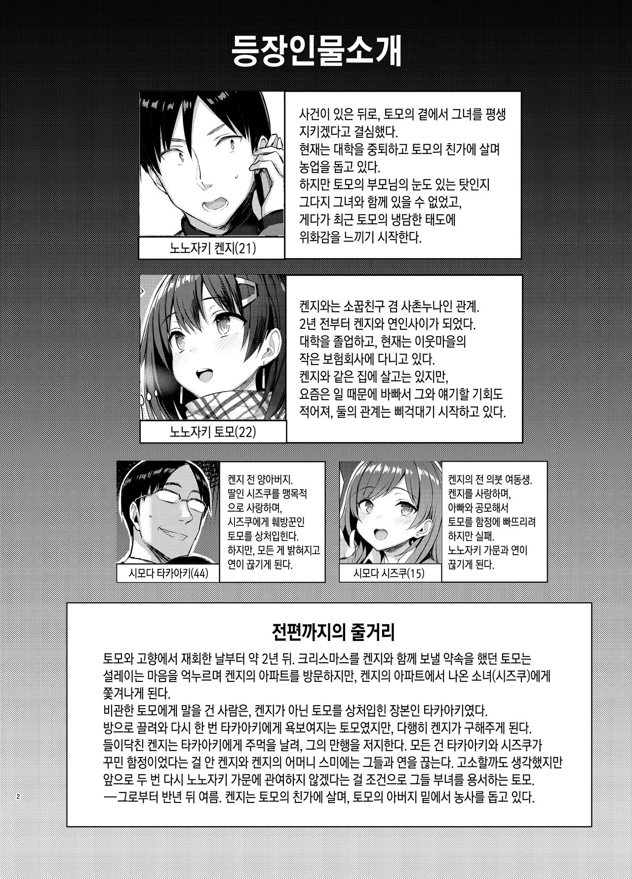 Kyonyuu Itoko ga Iru Kyuuka 4 -Junai Hen- | 거유 사촌누나가 있는 휴가 4 -순애편- page 2 full