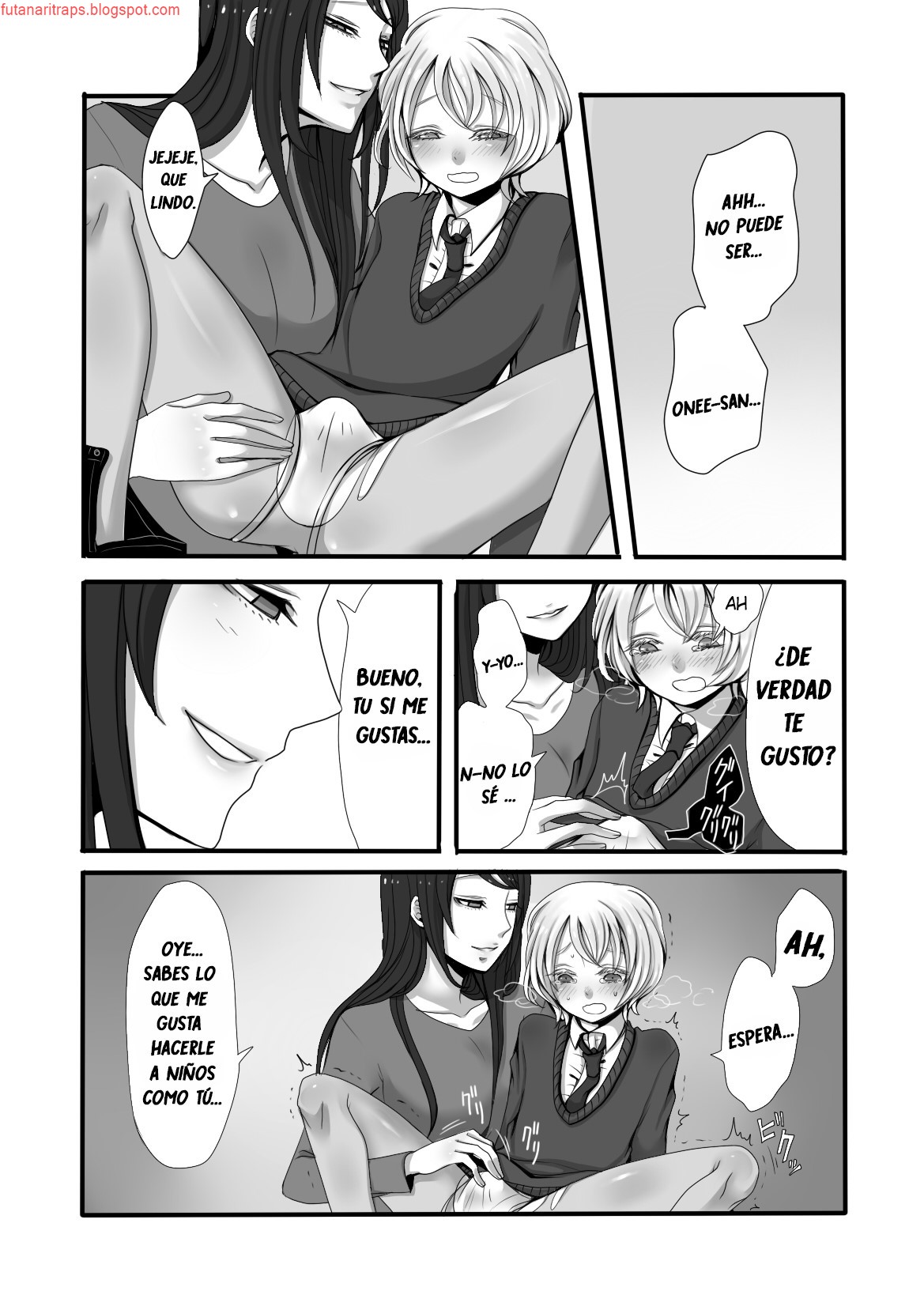 Futanari Onee-san to Shota page 9 full