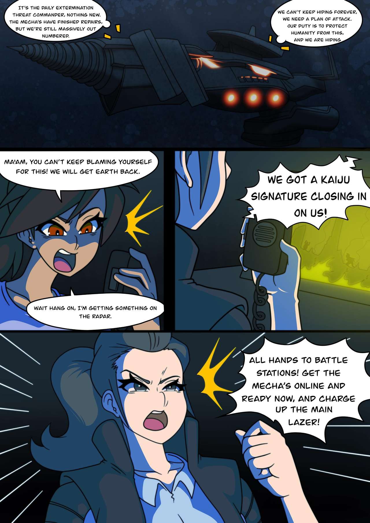 Kaiju Girls  - 8 - ongoing - english page 3 full