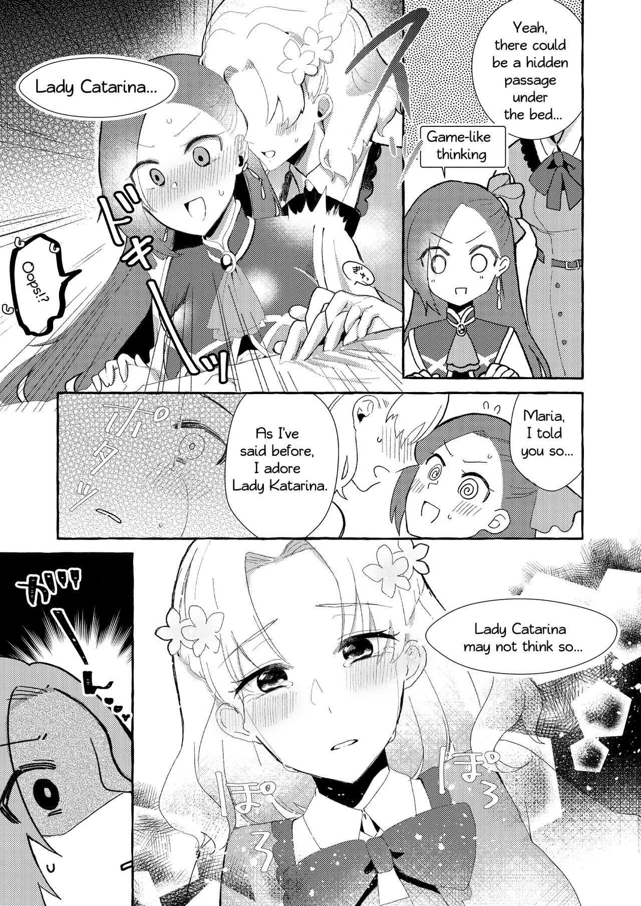 The heroine of the damsel-in-distress game, entered a room that would catastrophe her if she didn't let her go three times page 8 full