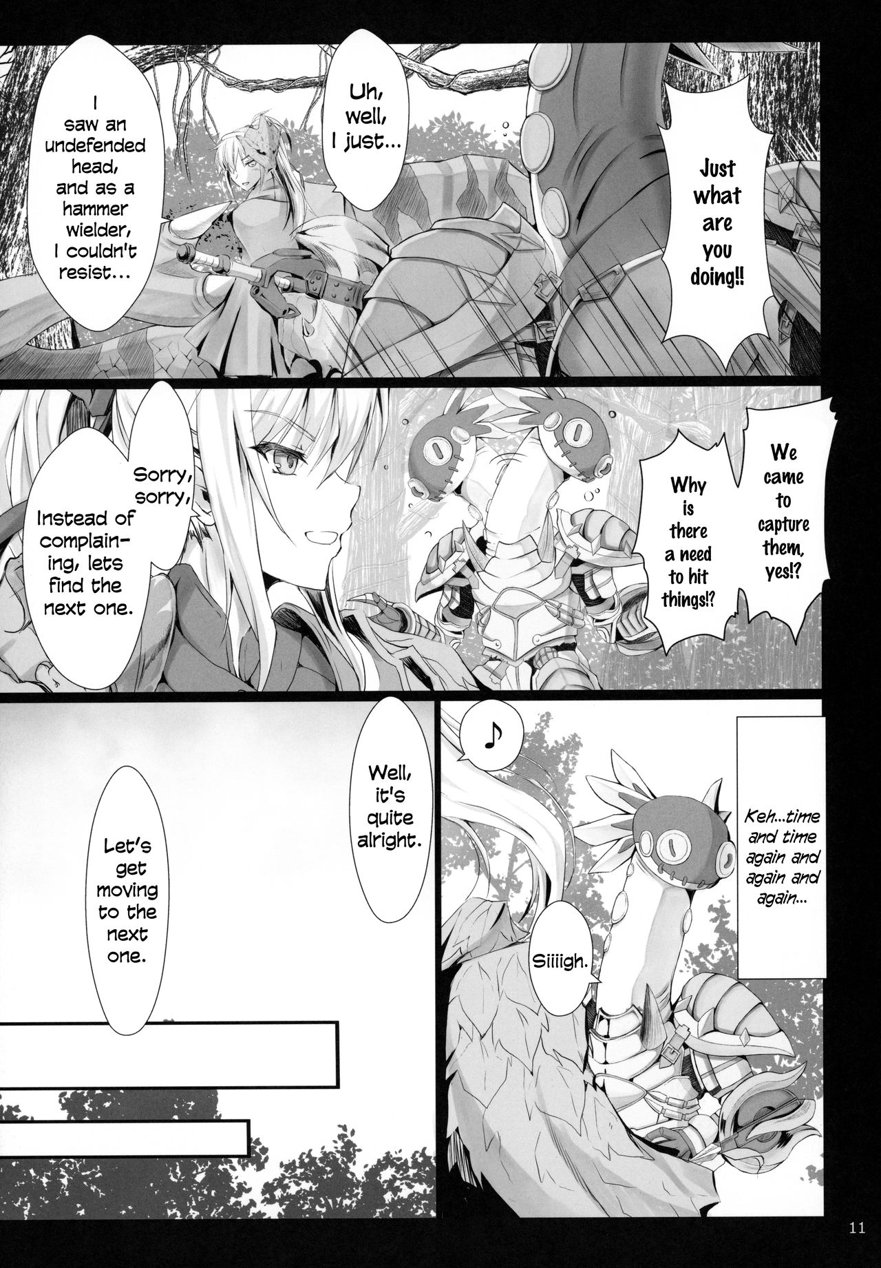 MonHun no Erohon 16 page 10 full