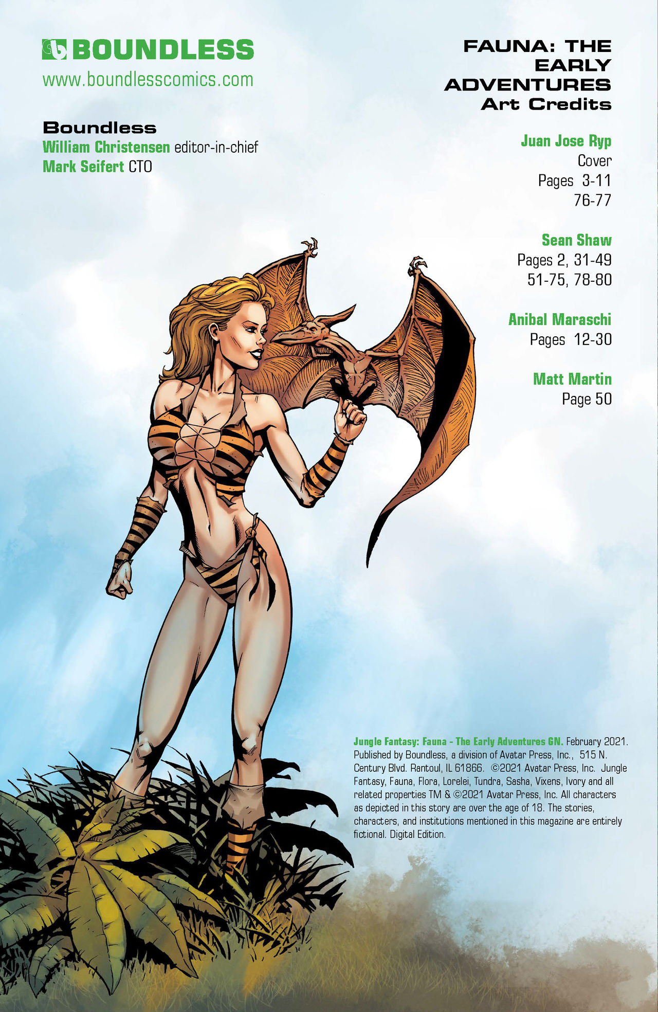 JUNGLE FANTASY: FAUNA - The Early Adventures page 2 full