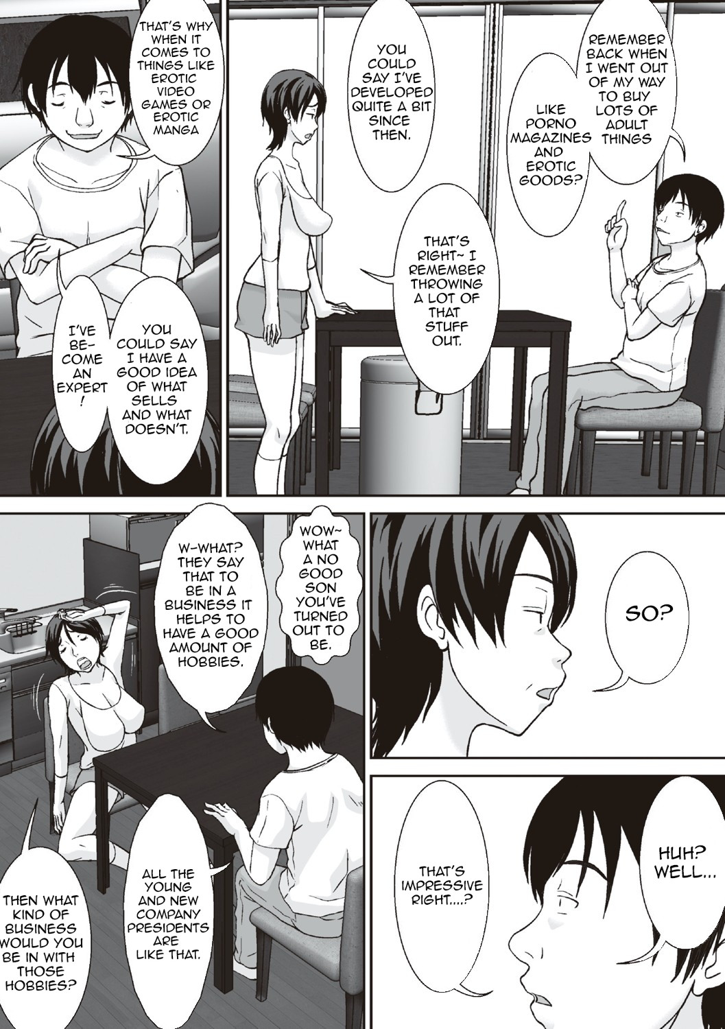 Kora! Anta Hahaoya o Kudoite Nani Shiyoutte Iu no!|Hey! What Are You Doing Making a Pass at Your Mother! page 8 full