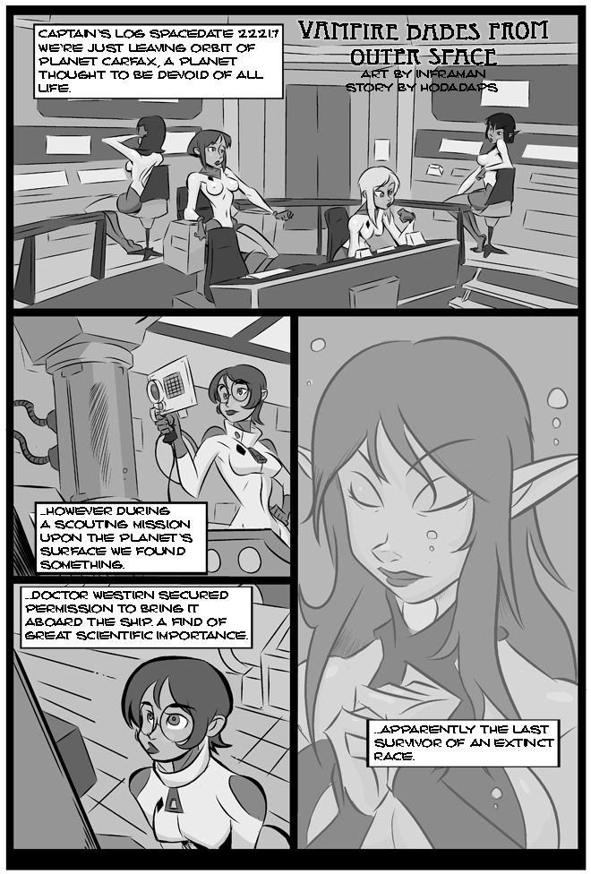 Vampire Babes From Outer Space page 1 full